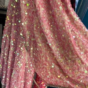 Lush Pink Sequin Gown